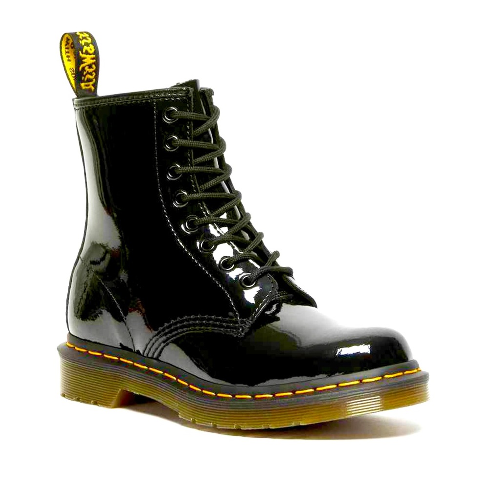 BRAND NEW Dr. Marten’s 1460 WOMEN'S PATENT LEATHER LACE UP BOOTS Size 8 US